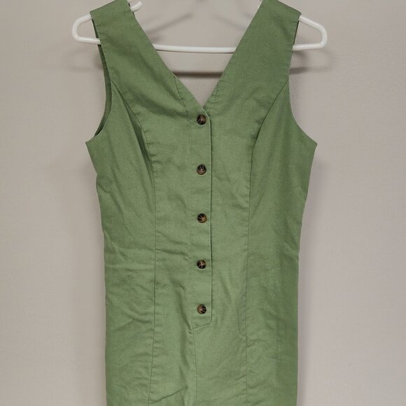 Ladies Hi Res Linen Blend Romper - Size Small - Picture 2 of 5